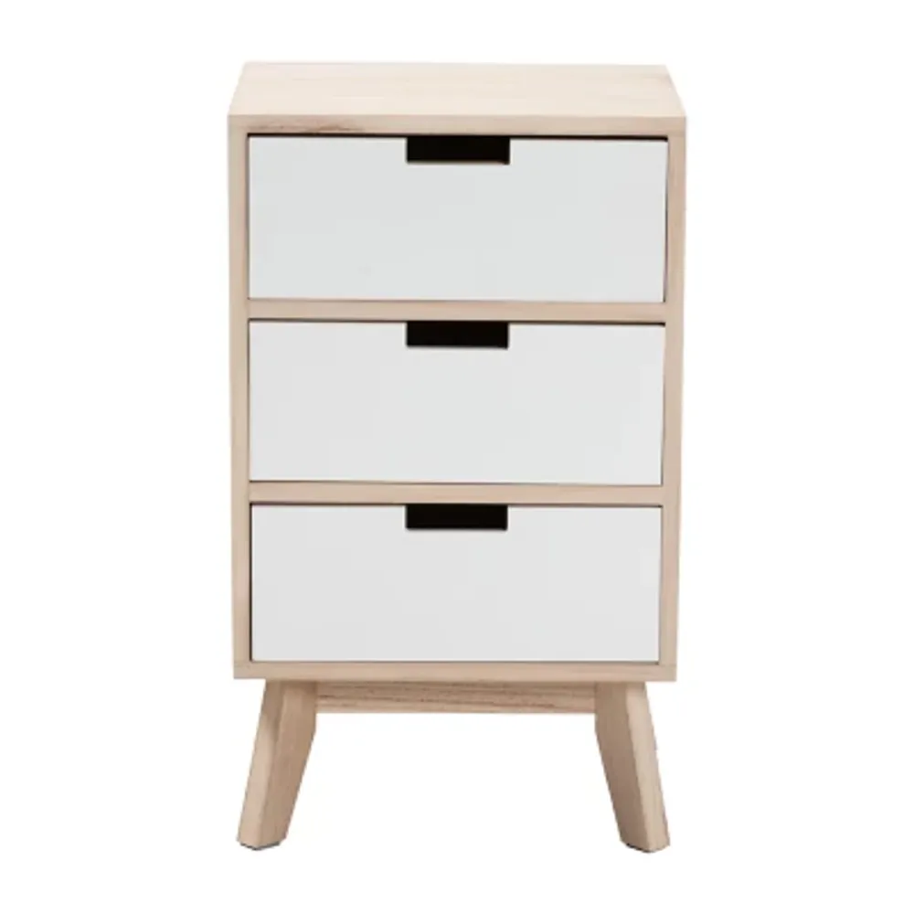 Halian 3-Drawer Nightstand