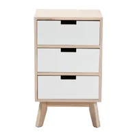 Halian 3-Drawer Nightstand