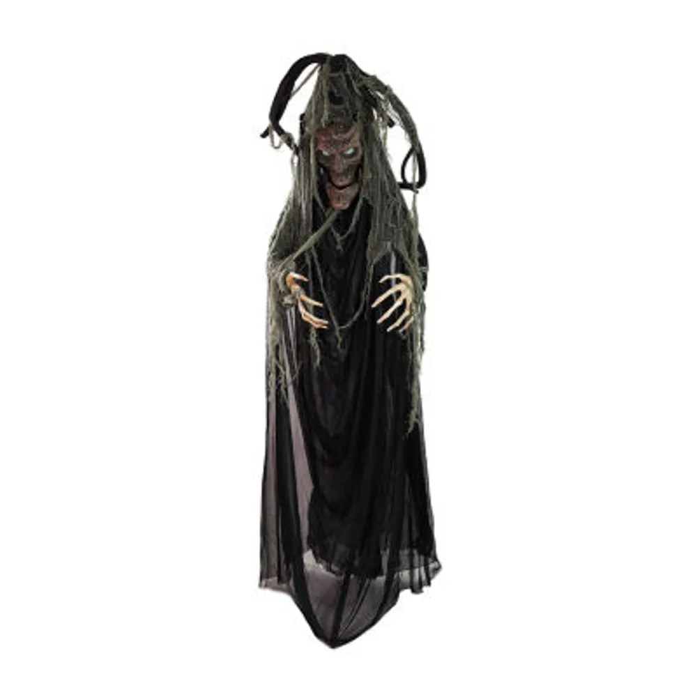 7' Animated Tree Man Halloween Decoration with Lighted Eyes