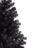 6' Black Colorado Spruce Artificial Halloween Tree - Unlit