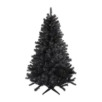 6' Black Colorado Spruce Artificial Halloween Tree - Unlit