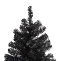 7' Black Colorado Spruce Artificial Halloween Tree - Unlit