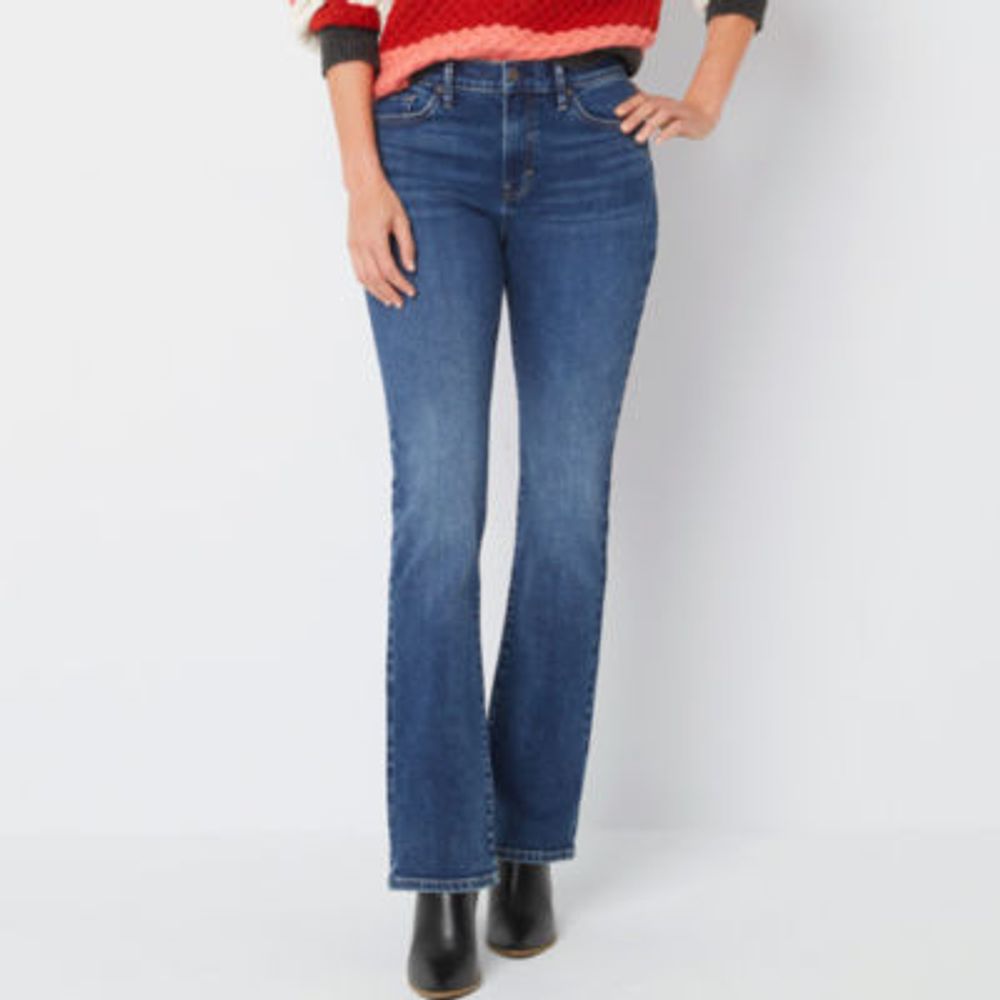 a.n.a Womens High Rise Bootcut Jean