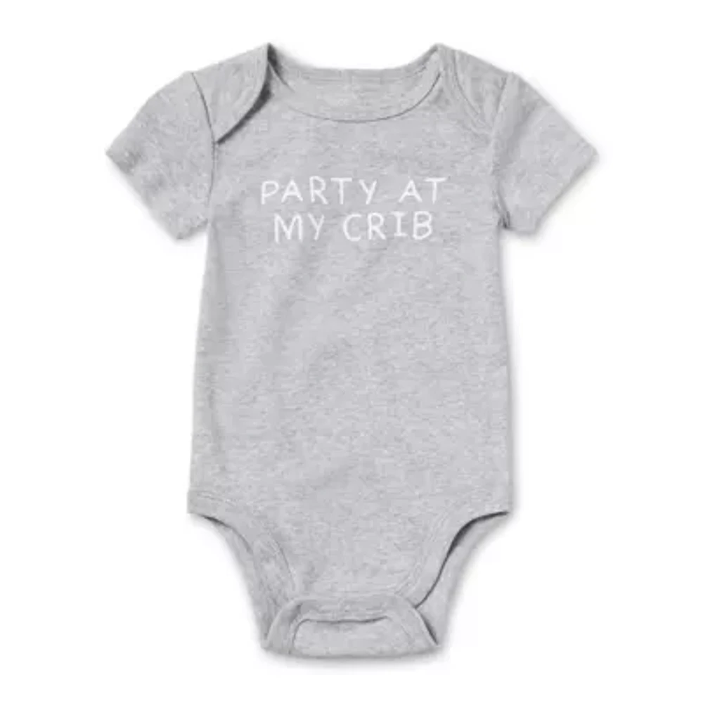 Okie Dokie Baby Unisex Crew Neck Short Sleeve Bodysuit