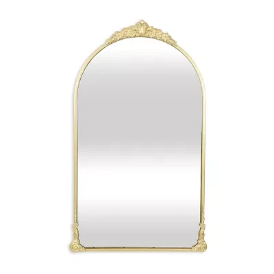 Cheungs Everlaine Modern Victorian Gold Wall Mount Wall Mirror