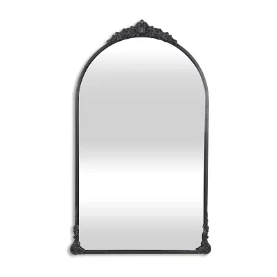 Cheungs Everlaine Modern Victorian Black Wall Mount Wall Mirror