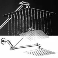 HotelSpa® Mega-Size 8" Square Rainfall Showerhead