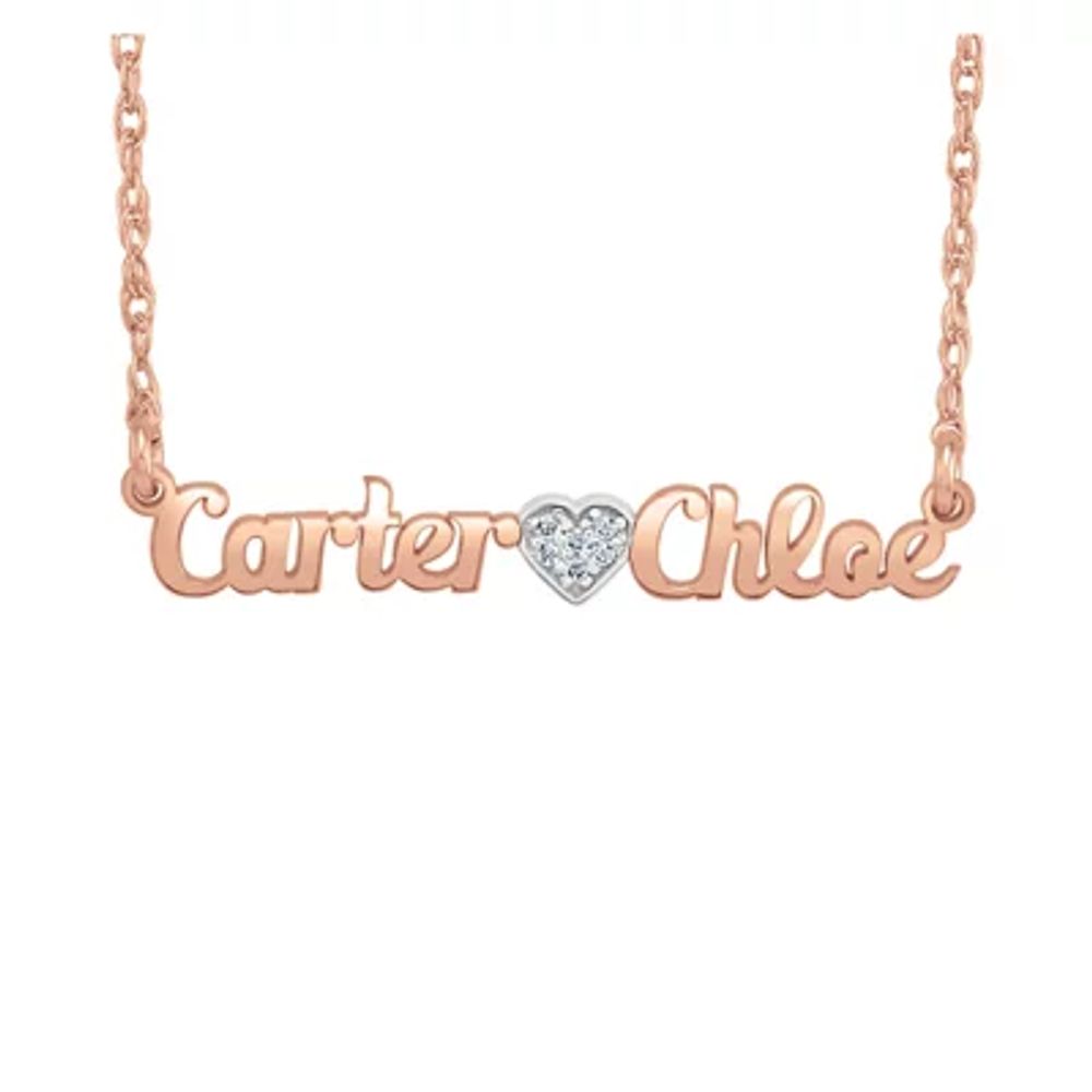 Personalized Diamond Accent Name Necklace