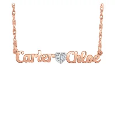 Personalized Diamond Accent Name Necklace