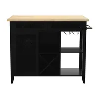 Lemchard Collection Wood-Top Kitchen Islands