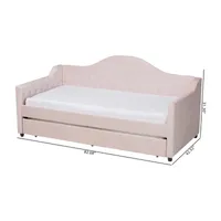 Perry Tufted Daybed with Trundle