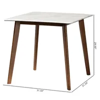 Kaylee Dining Room Collection Square Wood-Top Dining Table