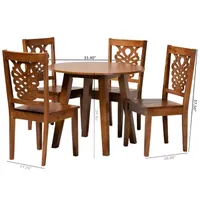 Mina Dining Room Collection 5-pc. Round Set