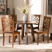 Rava Dining Room Collection 5-pc. Round Set