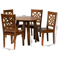 Rava Dining Room Collection 5-pc. Round Set