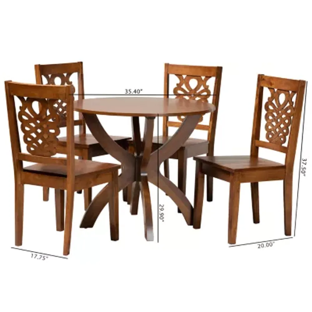 Wanda Dining Room Collection 5-pc. Round Set