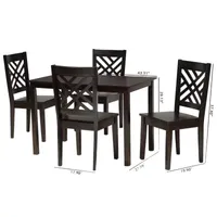 Ani Dining Room Collection 5-pc. Round Dining Set