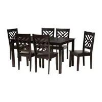 Ani Dining Room Collection 7-pc. Round Dining Set