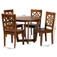 Brava Dining Room Collection 5-pc. Round Set