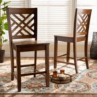 Caron Kitchen Collection 2-pc. Counter Height Bar Stool