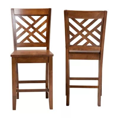 Caron Kitchen Collection 2-pc. Counter Height Bar Stool