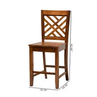 Caron Kitchen Collection 2-pc. Counter Height Bar Stool