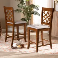 Nisa Dining Room Collection 2-pc. Counter Height Bar Stool