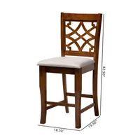 Nisa Dining Room Collection 2-pc. Counter Height Bar Stool