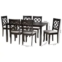 Verner Dining Room Collection 7-pc. Rectangular Dining Set