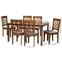 Mael Dining Room Collection 7-pc. Rectangular Dining Set