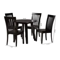 Zala Dining Room Collection 5-pc. Round Dining Set