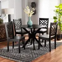 Ela Dining Room Collection 5-pc. Round Dining Set