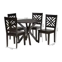 Ela Dining Room Collection 5-pc. Round Dining Set