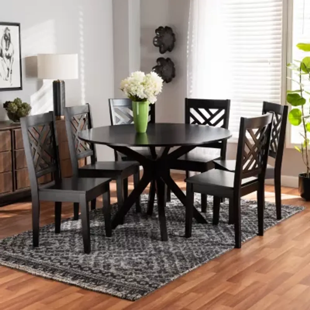 Ela Dining Room Collection 7-pc. Round Dining Set