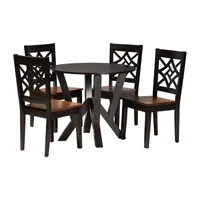 Kaila Dining Room Collection 5-pc. Round Dining Set