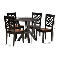 Kaila Dining Room Collection 5-pc. Round Dining Set