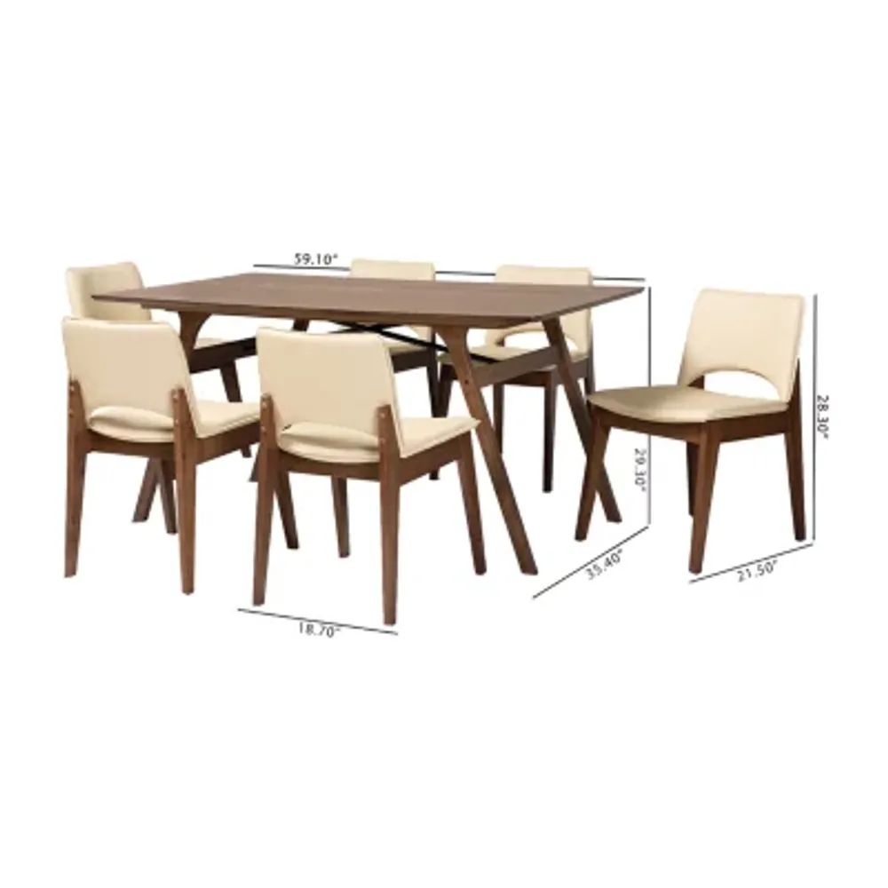 Afton Dining Room Collection 7-pc. Rectangular Set