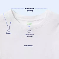 French Toast Little & Big Unisex Adaptive Crew Neck Short Sleeve T-Shirt
