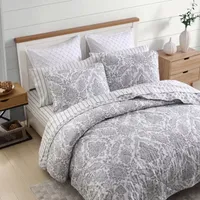 Stone Cottage Doires Damask Quilt Set