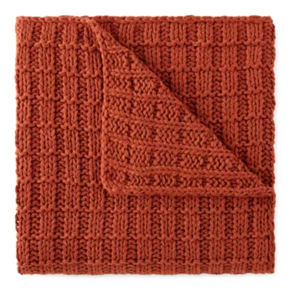 Fieldcrest Knit Midweight Throw
