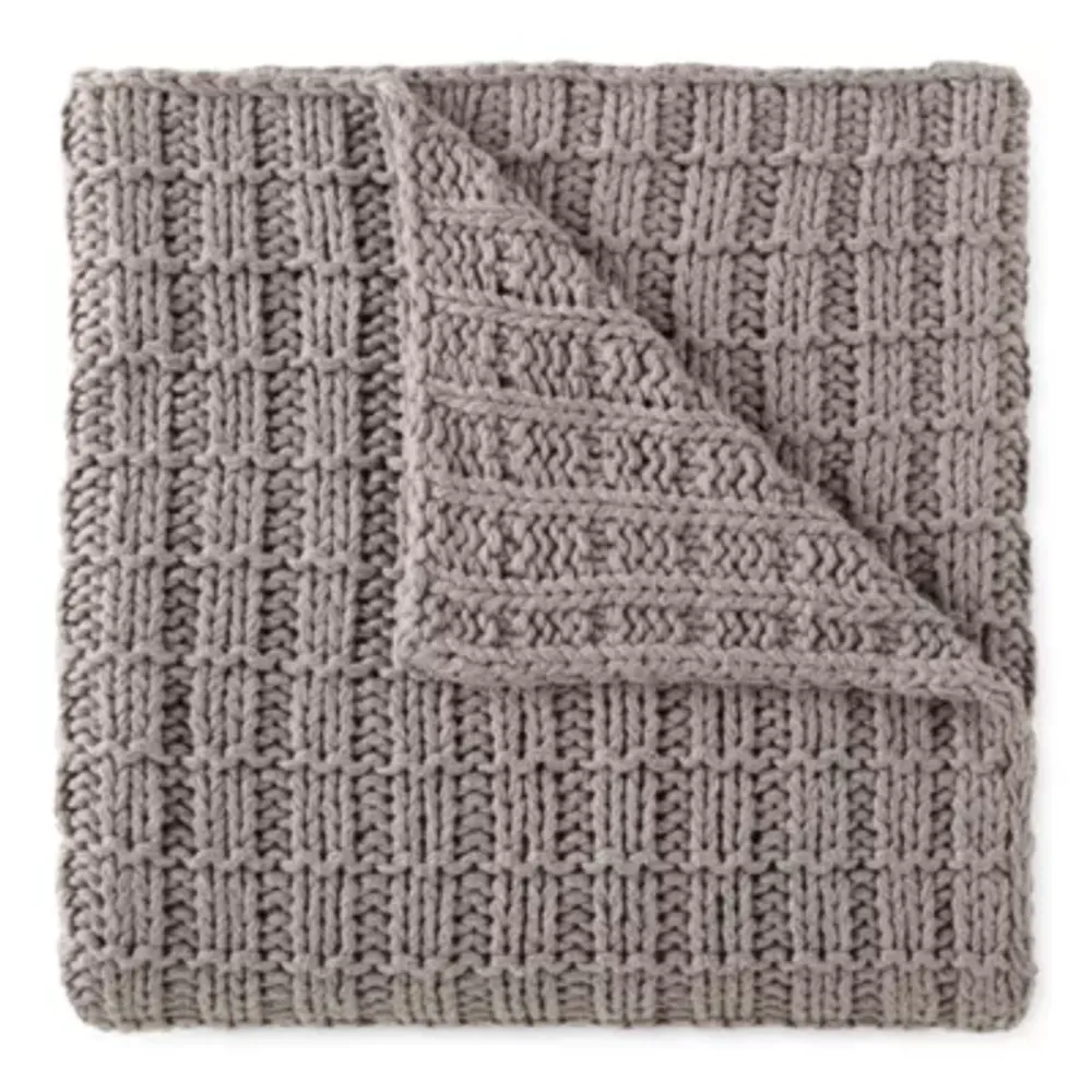 Fieldcrest Knit Midweight Throw