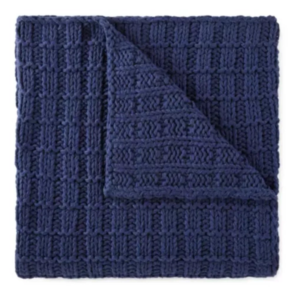 Fieldcrest Knit Midweight Throw