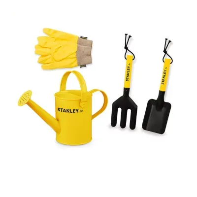 STANLEY Jr - 4-piece Garden Hand Tool Set With Gloves for Kids
