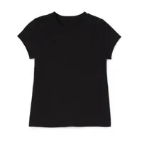 Thereabouts Little & Big Girls Round Neck Short Sleeve T-Shirt