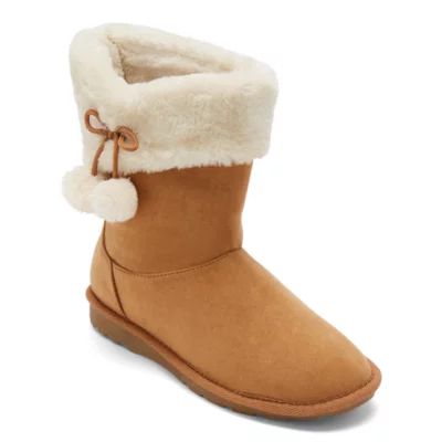 Thereabouts Little & Big Girls Aubree Flat Heel Winter Boots