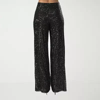 Premier Amour Sequin Womens Wide Leg Pull-On Pants