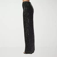 Premier Amour Sequin Womens Wide Leg Pull-On Pants