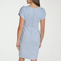 Marc New York Womens Short Sleeve Sheath Dress