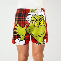 Plaid Grinch Boxer Mens Boxers