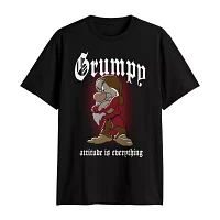 Big and Tall Mens Crew Neck Short Sleeve Regular Fit Grumpy Graphic T-Shirt